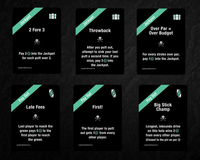 Bad Cards Gambling Golfers