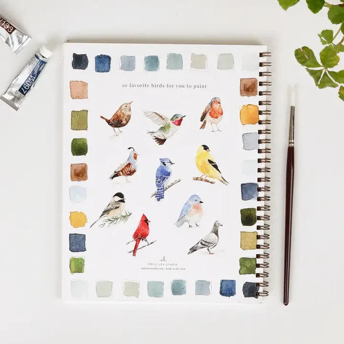 Birds Watercolor Book