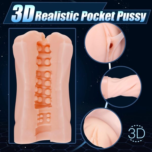 BODYLOVE Longer Realistic Vagina Male Stroker 10 Vibrating 5 Sucking