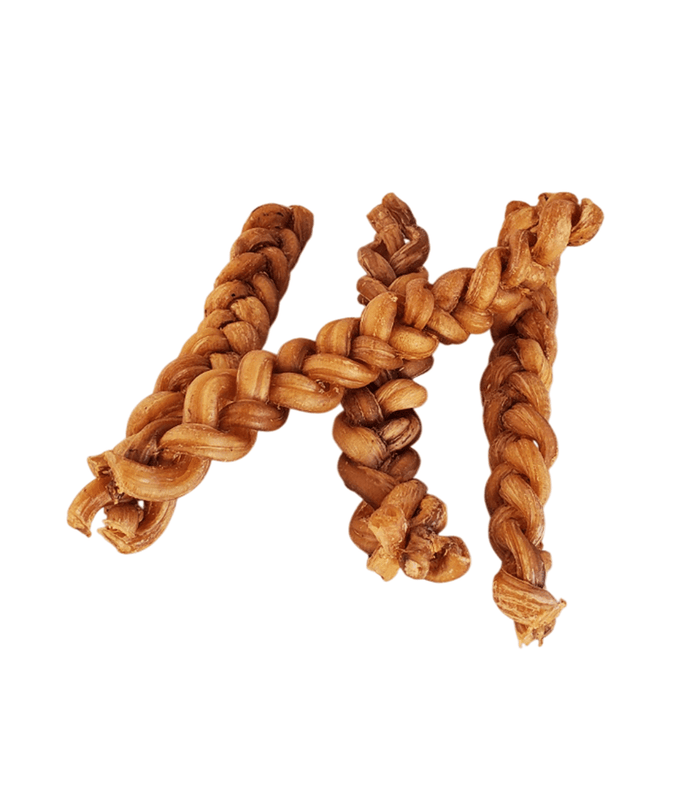 Braided Lamb Pizzle — all-natural dog treats made in the USA by Preen Pets (photo 2)