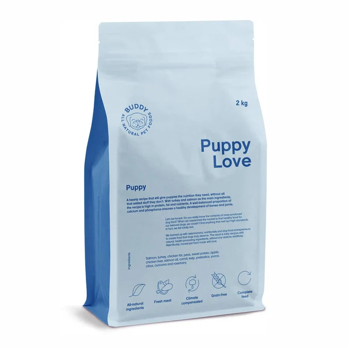 Buddy Natural Dog Dry Food - Puppy Love 2 Kg
