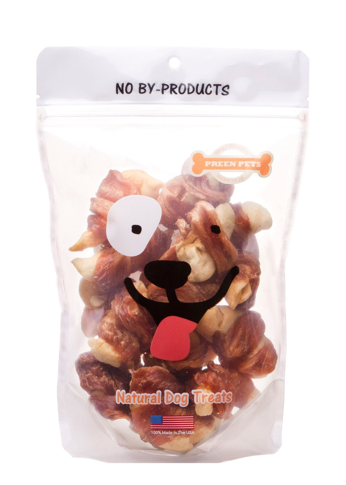 Chicken Breast & Apple Twists — all-natural dog treats made in the USA by Preen Pets (photo 2)