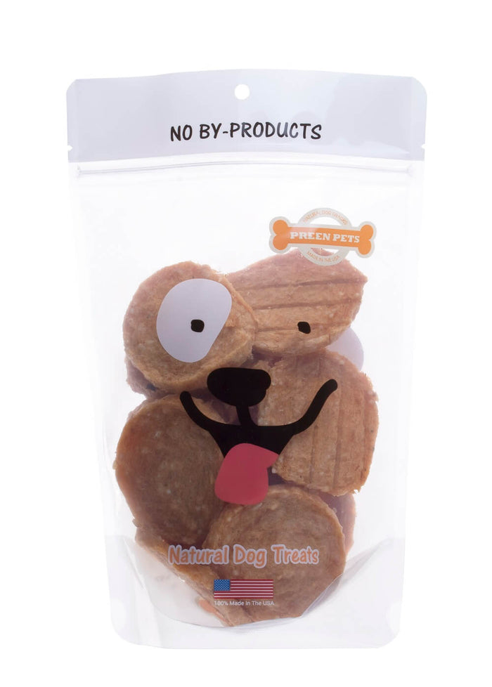 Chicken Breast Burger — all-natural dog treats made in the USA by Preen Pets (photo 2)