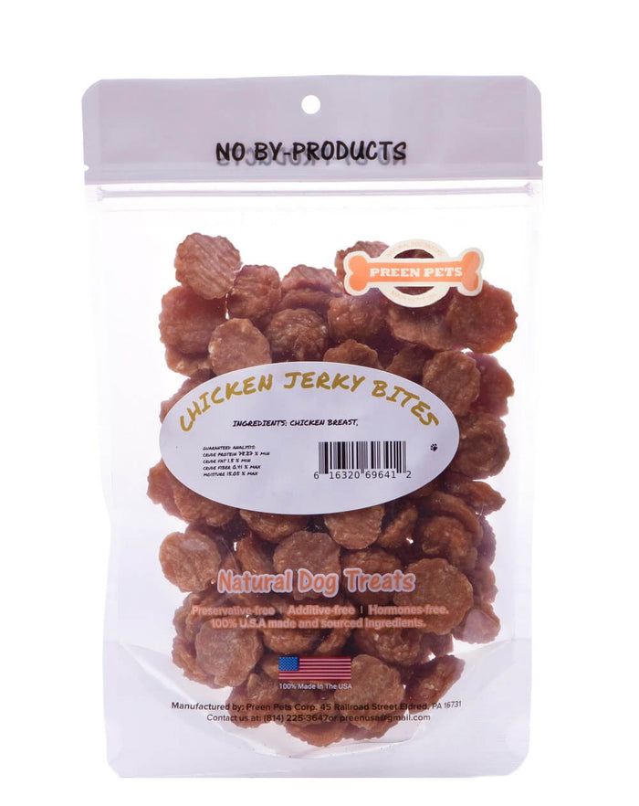 Chicken Jerky Bites — all-natural dog treats made in the USA by Preen Pets (photo 3)