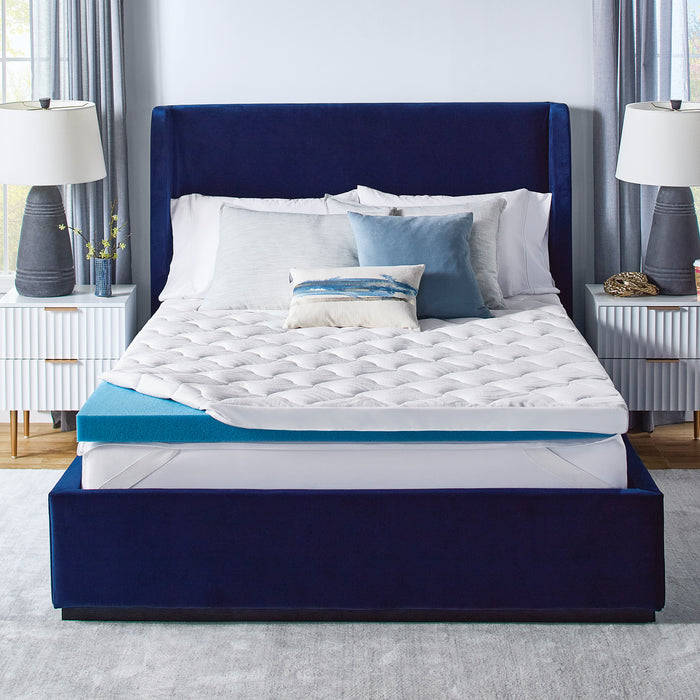 ComfortGrande Plus Advanced 3" Gel Memory Foam Mattress Topper