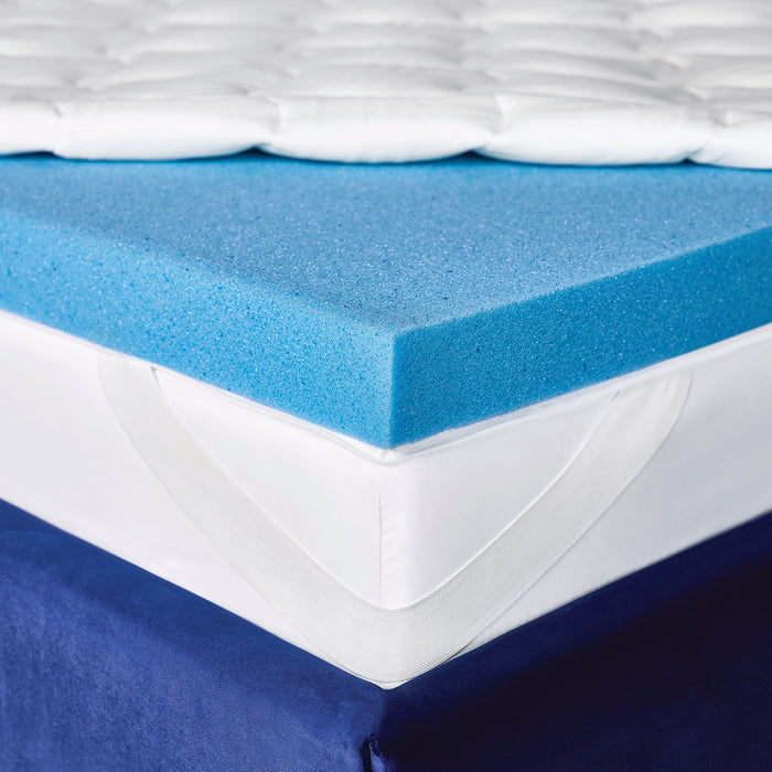 ComfortGrande Plus Advanced 3" Gel Memory Foam Mattress Topper