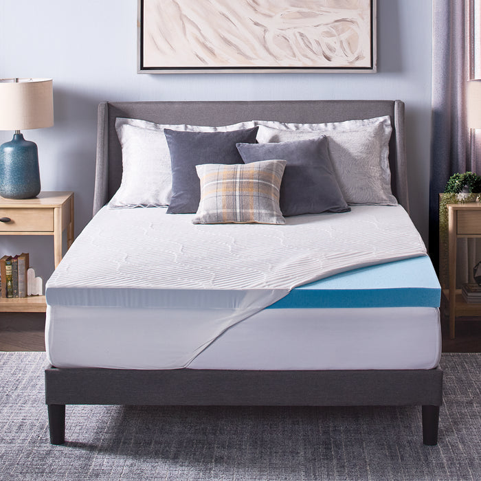 ComfortLuxe Plus 3" Gel Memory Foam Mattress Topper
