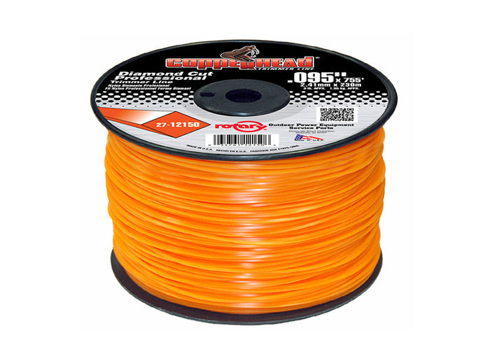 Copperhead 12150 Diamond Trimmer Line .095" 3 LB Spool | 755'