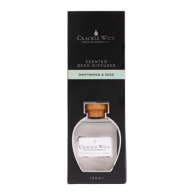 Crackle Wick Scented Reed Diffuser 100ml – Reed Diffuser Earthy Fragrance