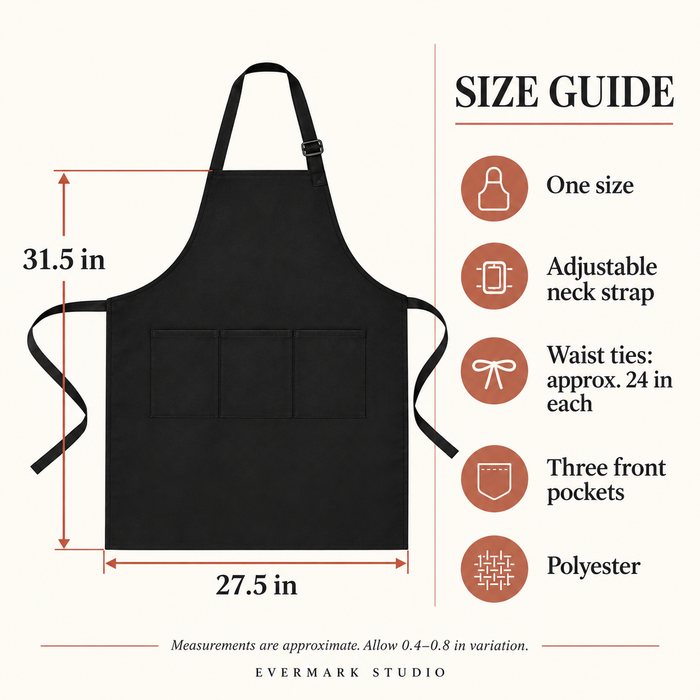 Custom Christmas Apron – Gingerbread House or Your Design