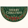 Custom Holiday Semicircle Flag – Christmas, Halloween & Your Design