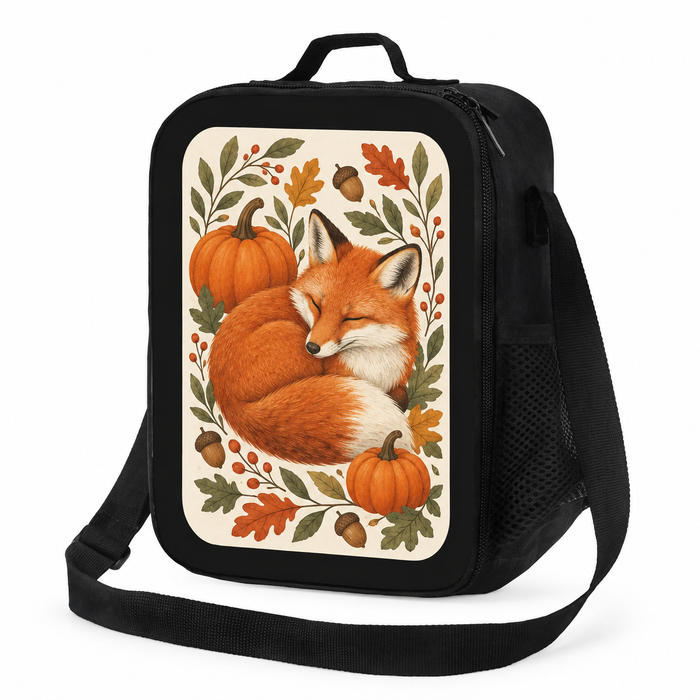 Custom Insulated Lunch Bag – Autumn Fox or Your Design