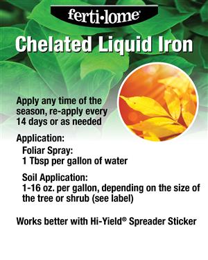 Ferti-lome 10630 Chelated Liquid Iron Concentrate 32 OZ