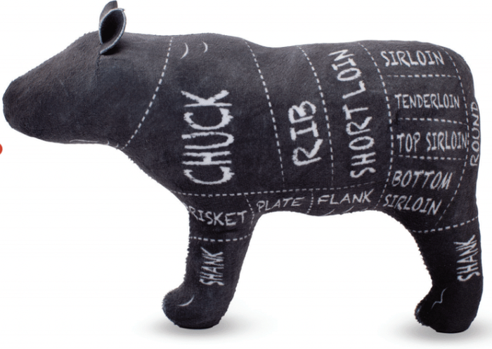 Fringe Let's Meat Up Plush Dog Toy