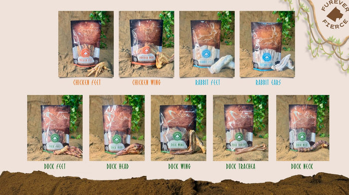 Furever Fierce Natural Chews Duck Feet Dog & Cat Treats