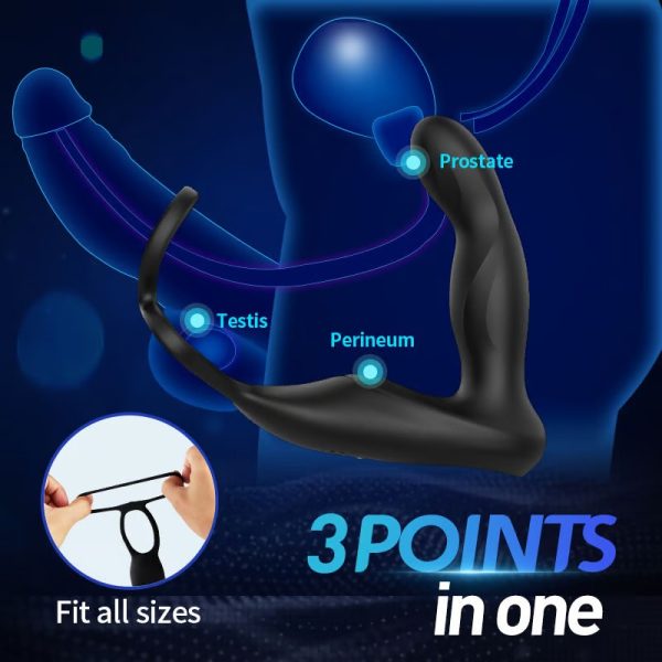 G-Spot PLUS 9 Vibrating Cock Ring Anal Vibe