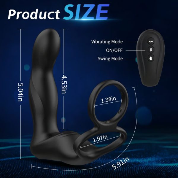 G-Spot PLUS 9 Vibrating Cock Ring Anal Vibe