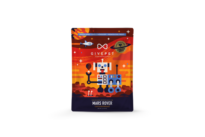 GivePet Mars Rover Freeze-Dried Dog Treats