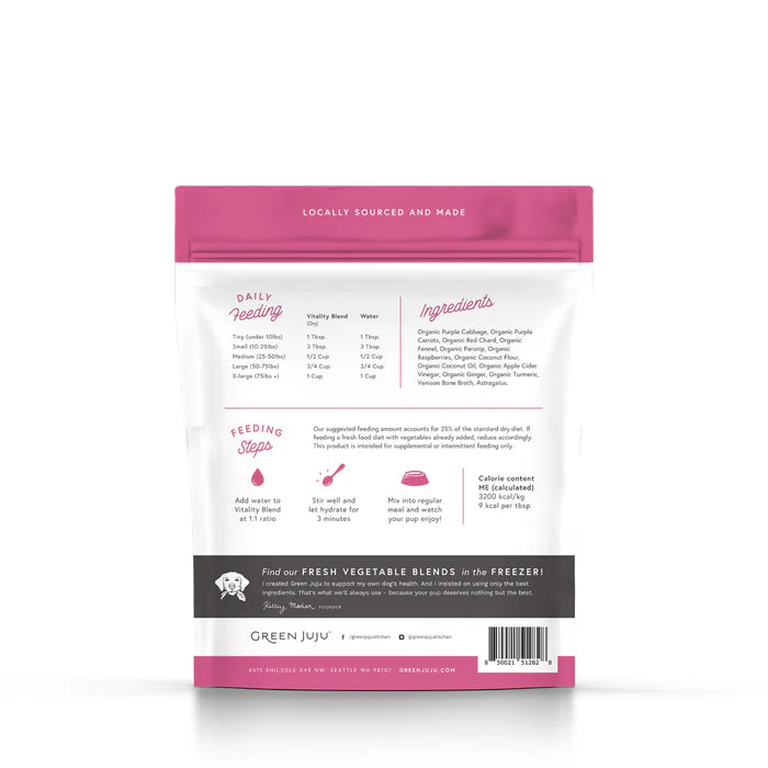 Green Juju Freeze-Dried Vitality Blend with Astragulas