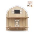 Hinch Farm Barn Shelf – Wall-Mounted Wooden Shelf Rustic Farmhouse Storage