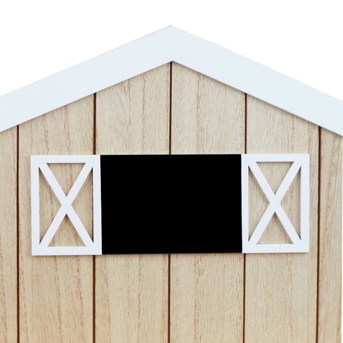 Hinch Farm Barn Shelf – Wall-Mounted Wooden Shelf Rustic Farmhouse Storage