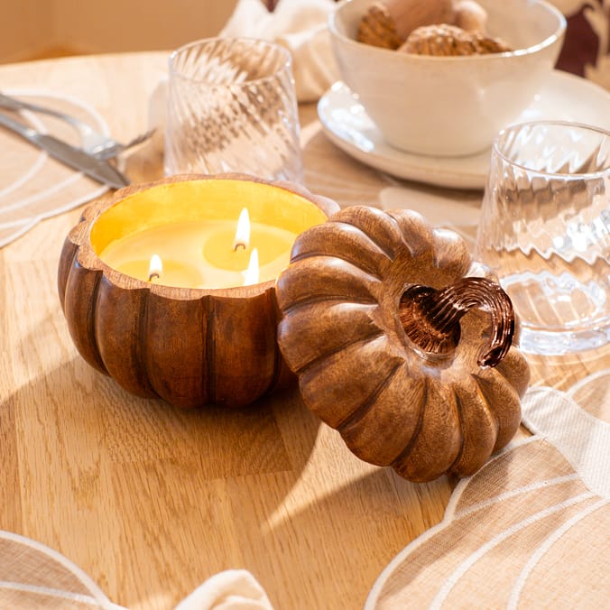 Hinch Home Pumpkin Candle 300g – Glazed Maple & Sugar Cane Scented Candle