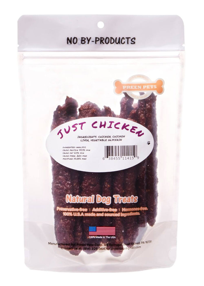 Just Chicken — all-natural dog treats made in the USA by Preen Pets (photo 3)