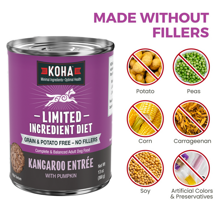 Koha Limited Ingredient Diet Kangaroo Entrée for Dogs