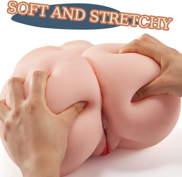 Life Sized Realistic Brown Love Doll Masturbator with Real Labia and Plump Buttocks