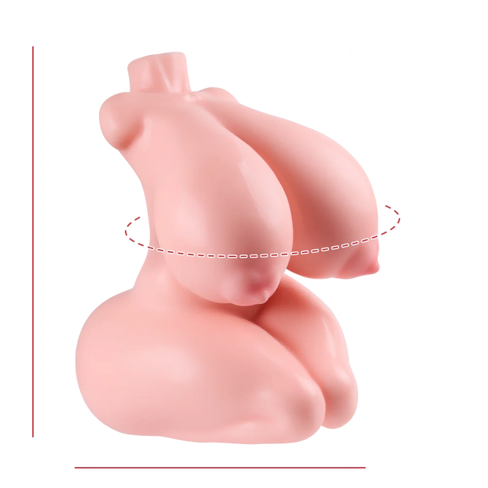 Madz Huge Breasts Milf BBW Pussy Sex Doll Torso 14.5 LB
