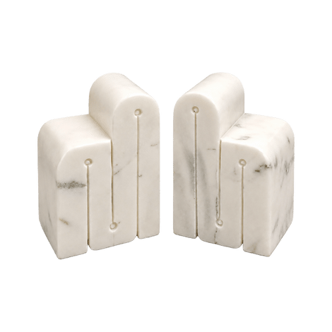 Marble Bookends Set of 2