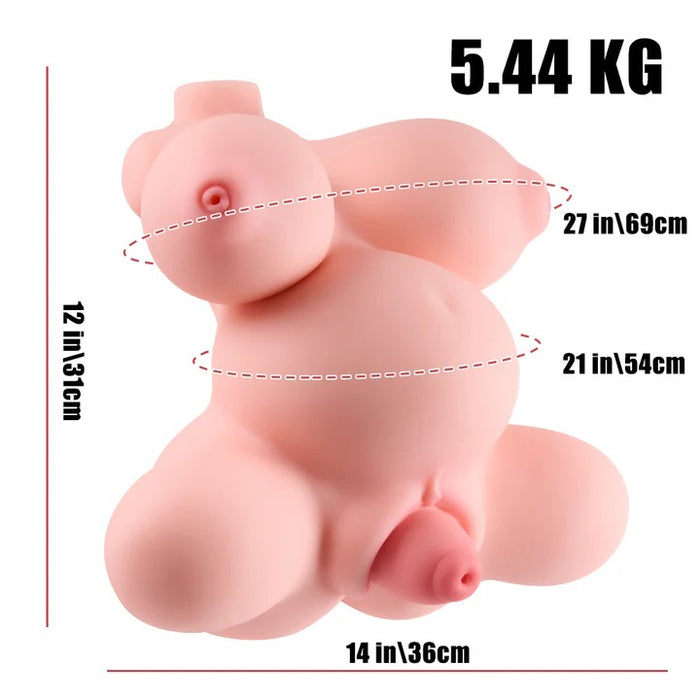 Marie Pregnant Love Doll Torso Hentai with Fuckable Huge Tits 12lb