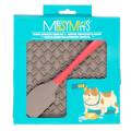 Messy Mutts Silicone Therapeutic Feeding Mat with Silicone Spatula