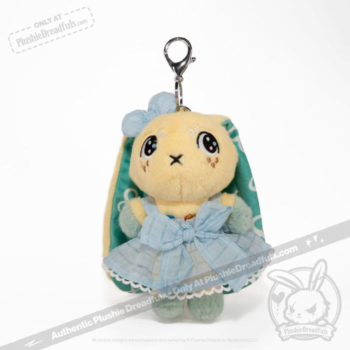Mini Plush Outfit - Baby Blue Pinafore Dress accessory