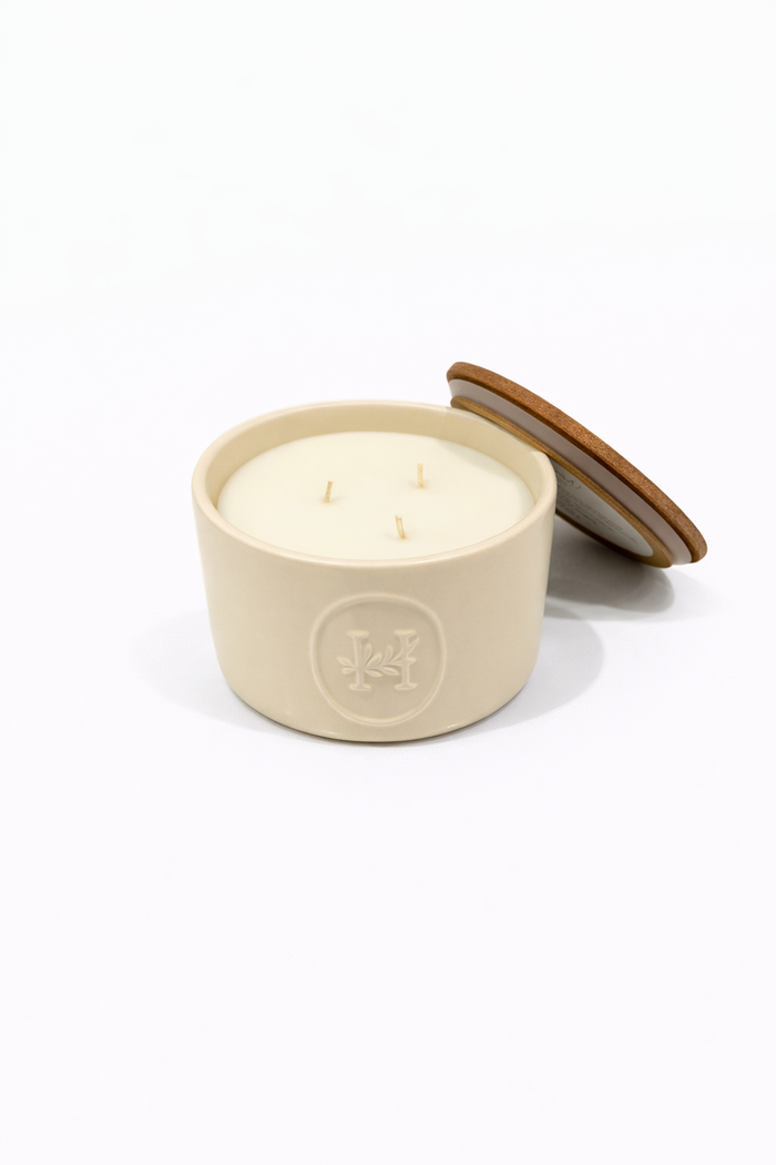 Mrs Hinch Sunday Reset Scented Candle 560g – Triple Wick Ceramic Jar Fresh Citrus Fragrance