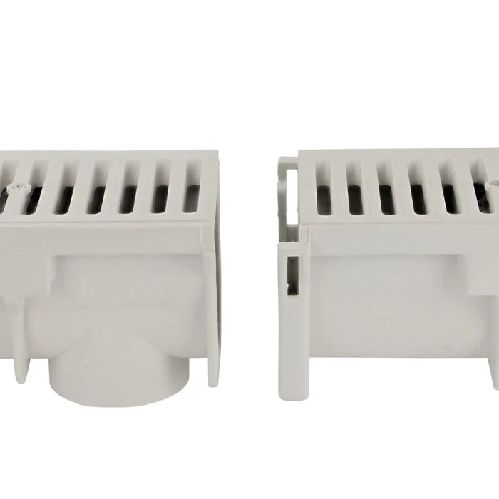 NDS DS-099 Dura Slope® Channel Drain, 6.7 in. to 7.0 in. Invert Depth, 6 in. Wide X 4 ft. Long X 8.5 in. Deep