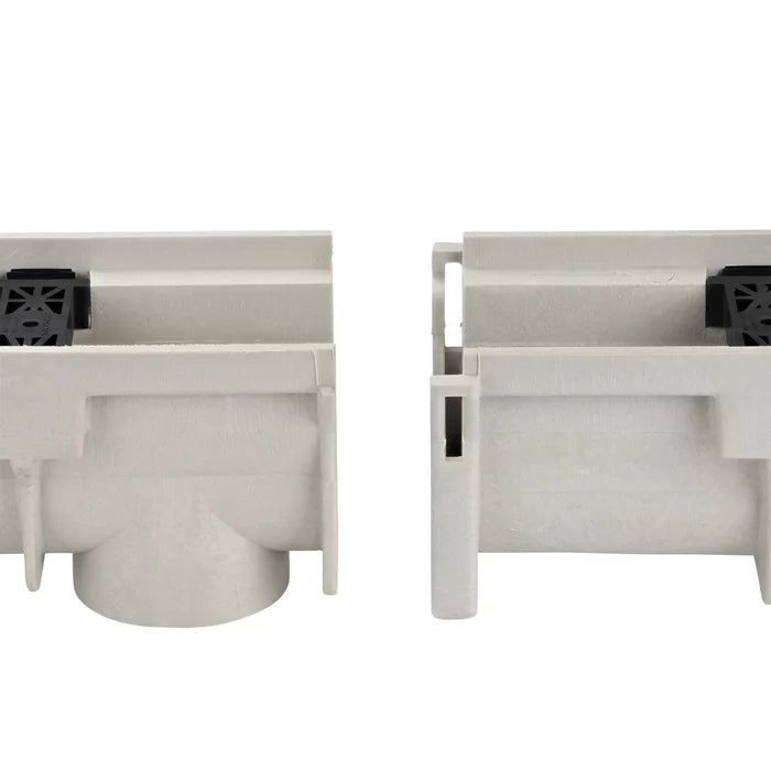 NDS DS-099 Dura Slope® Channel Drain, 6.7 in. to 7.0 in. Invert Depth, 6 in. Wide X 4 ft. Long X 8.5 in. Deep