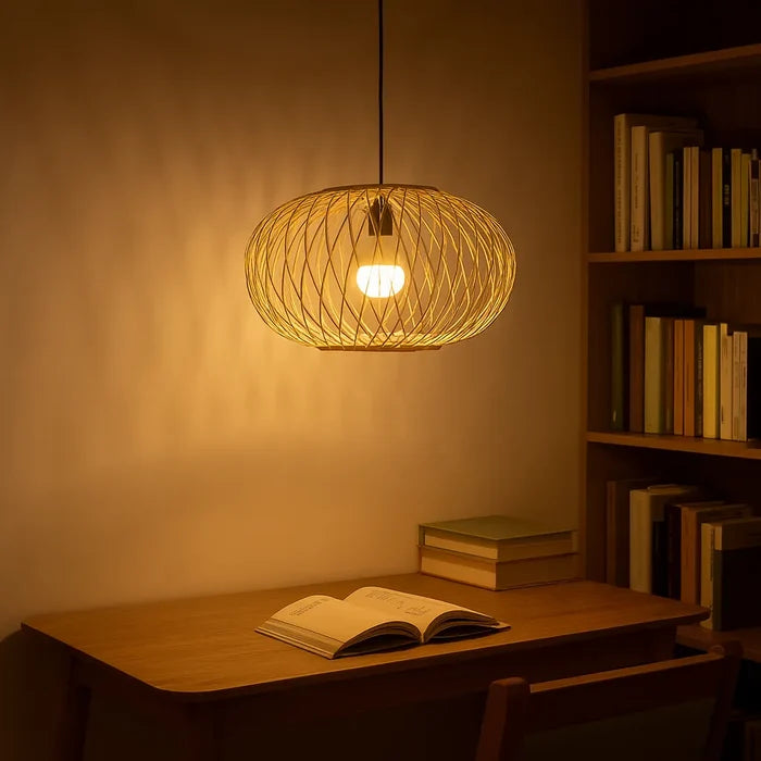 Nordic Globe Bamboo Pendant Light Shade | DIY Cage Lampshade Kit
