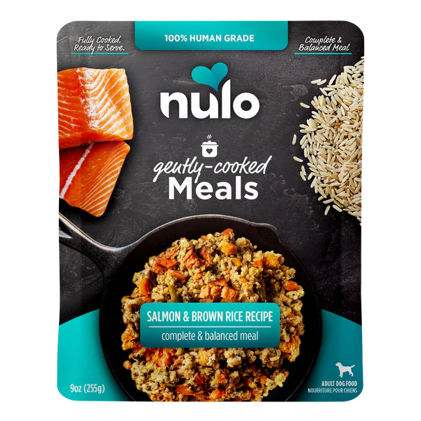 Nulo Gently-Cooked Meals Salmon & Brown Rice Recipe