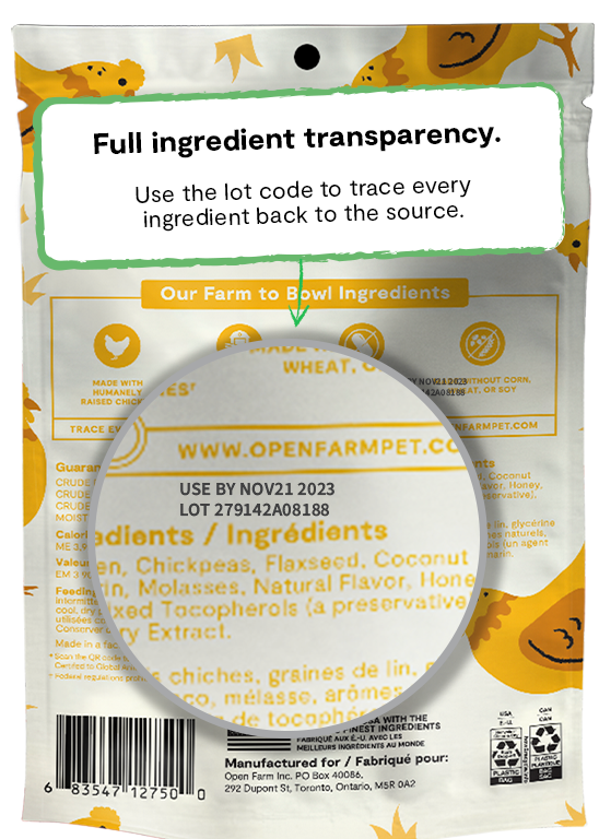 Open Farm Grain-Free Chicken Jerky Strips Dog Treats