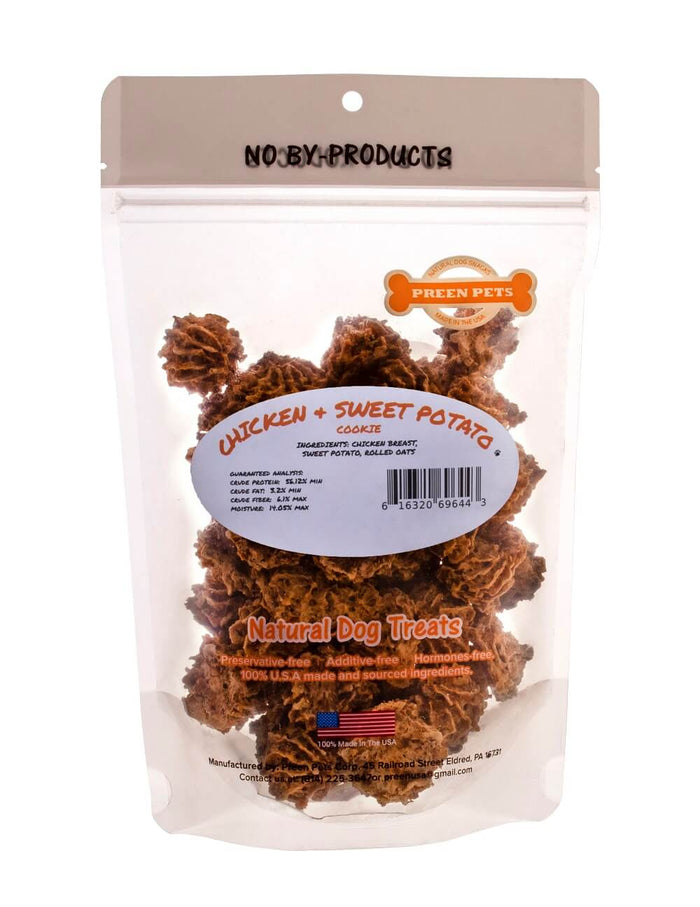 Chicken & Sweet Potato Cookies — all-natural dog treats made in the USA by Preen Pets (photo 3)