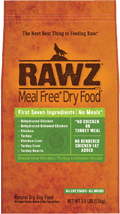 Rawz Dehydrated Chicken, Turkey & Chicken Recipe Meal Free Dry Dog Food