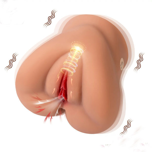 Ray Vibrating Pink Pussy Ass Sex Doll Torso 5.73LB