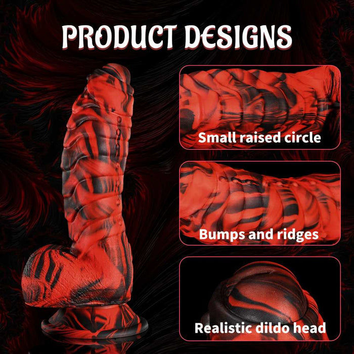 Realistic Huge Thick Dragon Dildo Sex Toy for Women 6.9 Inch