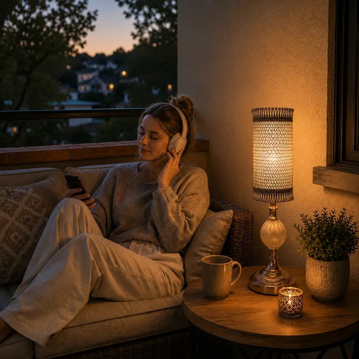Rustic Woven Lampshade Kit | Handmade Table Lamp Shade