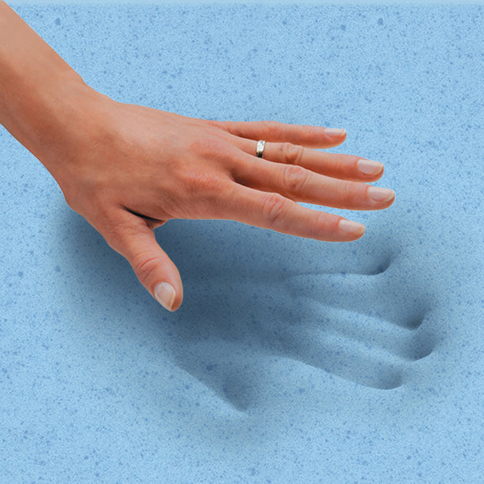 Soothing Cool Plus 3" Gel Memory Foam Mattress Topper