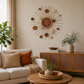 Sunburst Boho Wall Decor | DIY Woven Rattan Wall Hanging